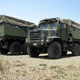 Up-armored MTVRs at Camp Pendleton, California